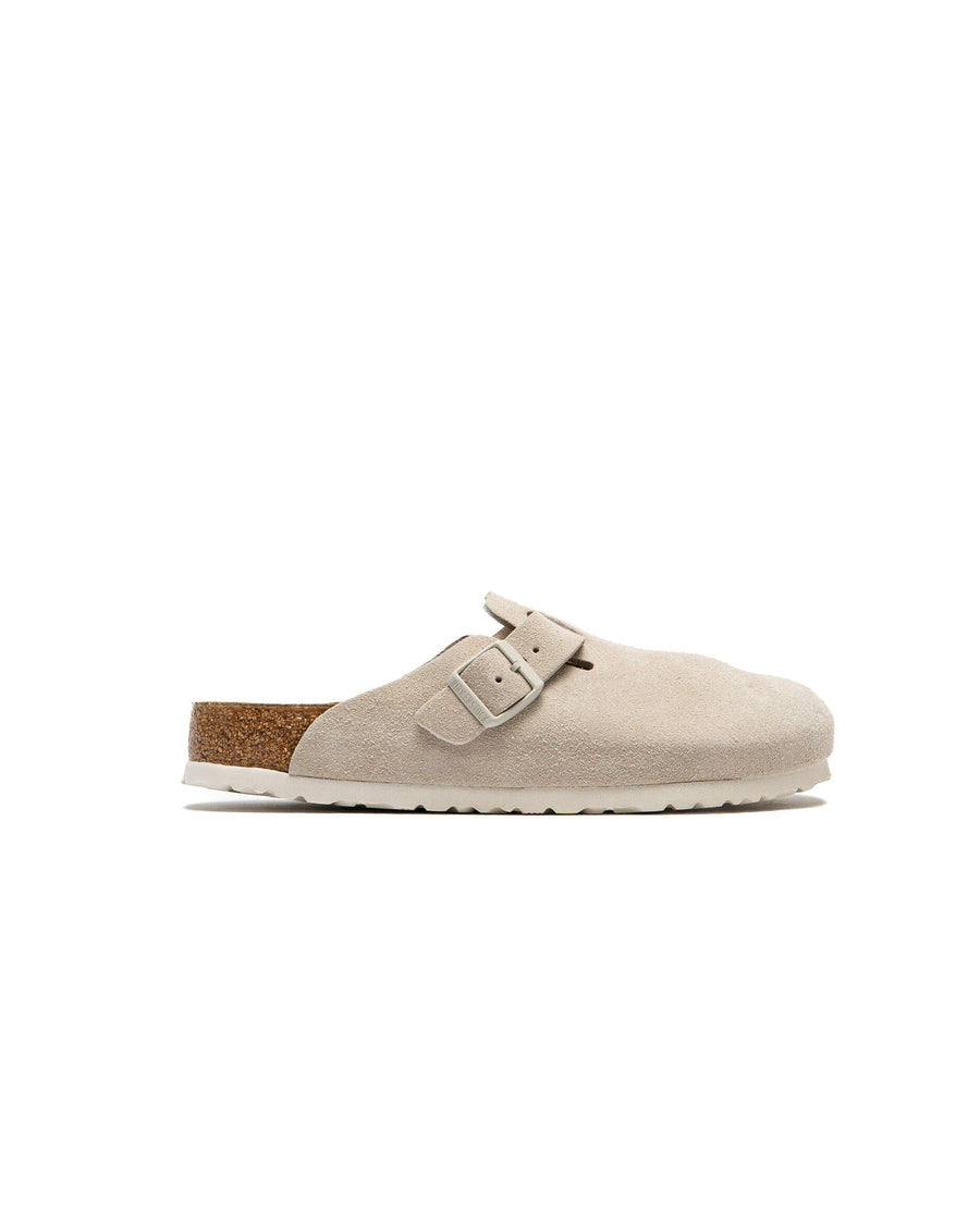 Birkenstock Boston Daim Huître Regular | Sabot Confort Mixte
