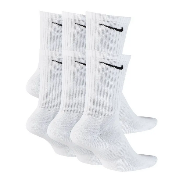 Nike Chaussettes Sport Crew Cushioned x6 Blanc 42-46