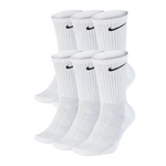 Nike Chaussettes Sport Crew Cushioned x6 Blanc 42-46