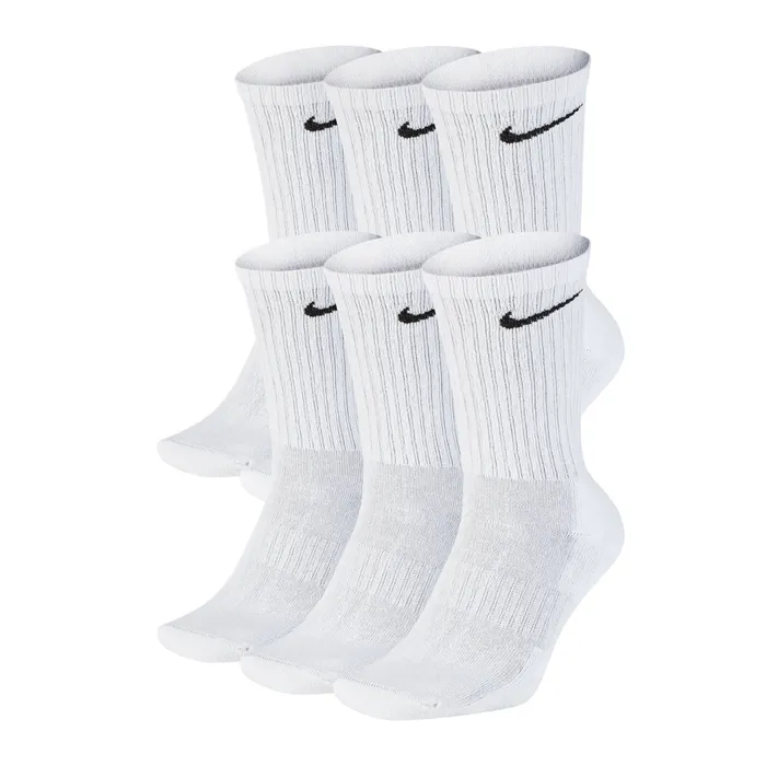 Nike Chaussettes Sport Crew Cushioned x6 Blanc 42-46