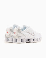 Nike Shox TL Blanc Argent Métallisé Orange Max | Sneaker Mixte