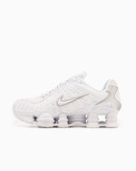 Nike Shox TL Blanc Argent Métallisé Orange Max | Sneaker Mixte